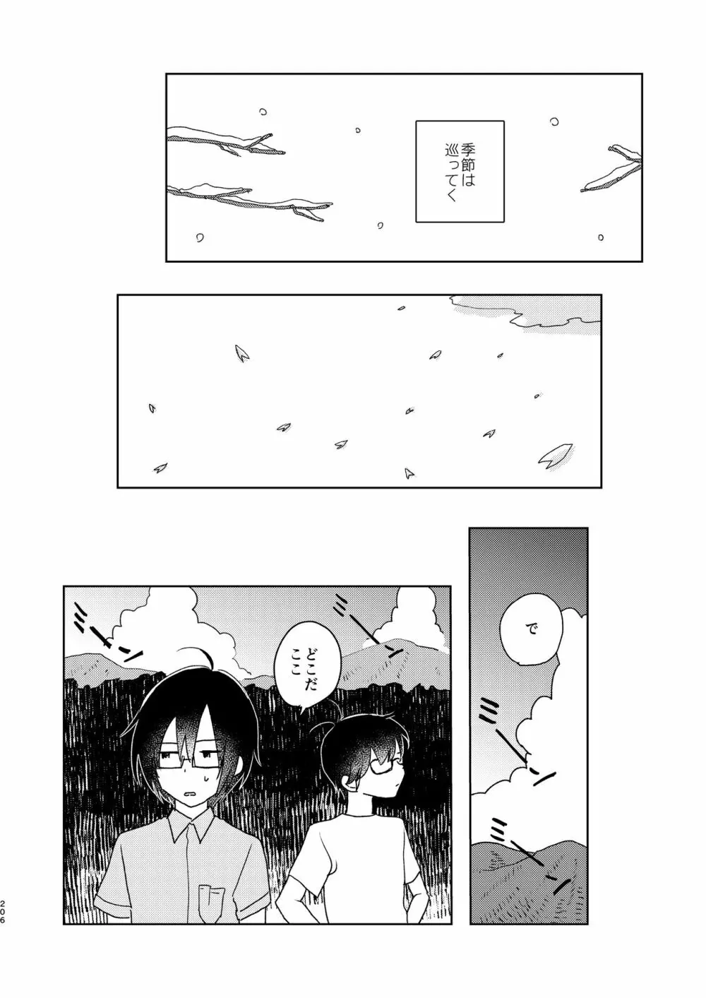 ぼくらの夏のはじめかた/この夏を終わらせないために Page.208