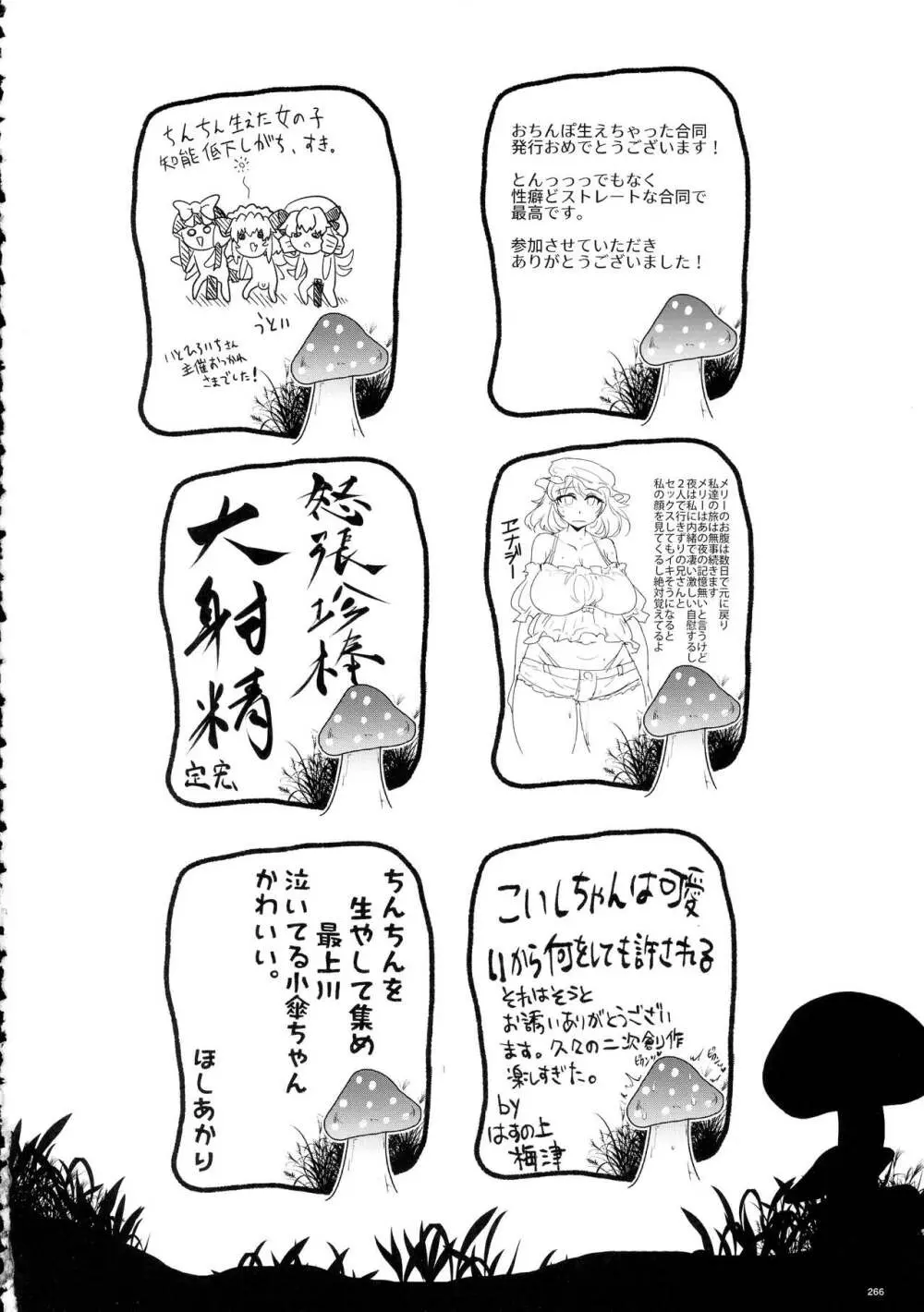 東方おちんぽ生えちゃった合同誌 東方Project Page.265