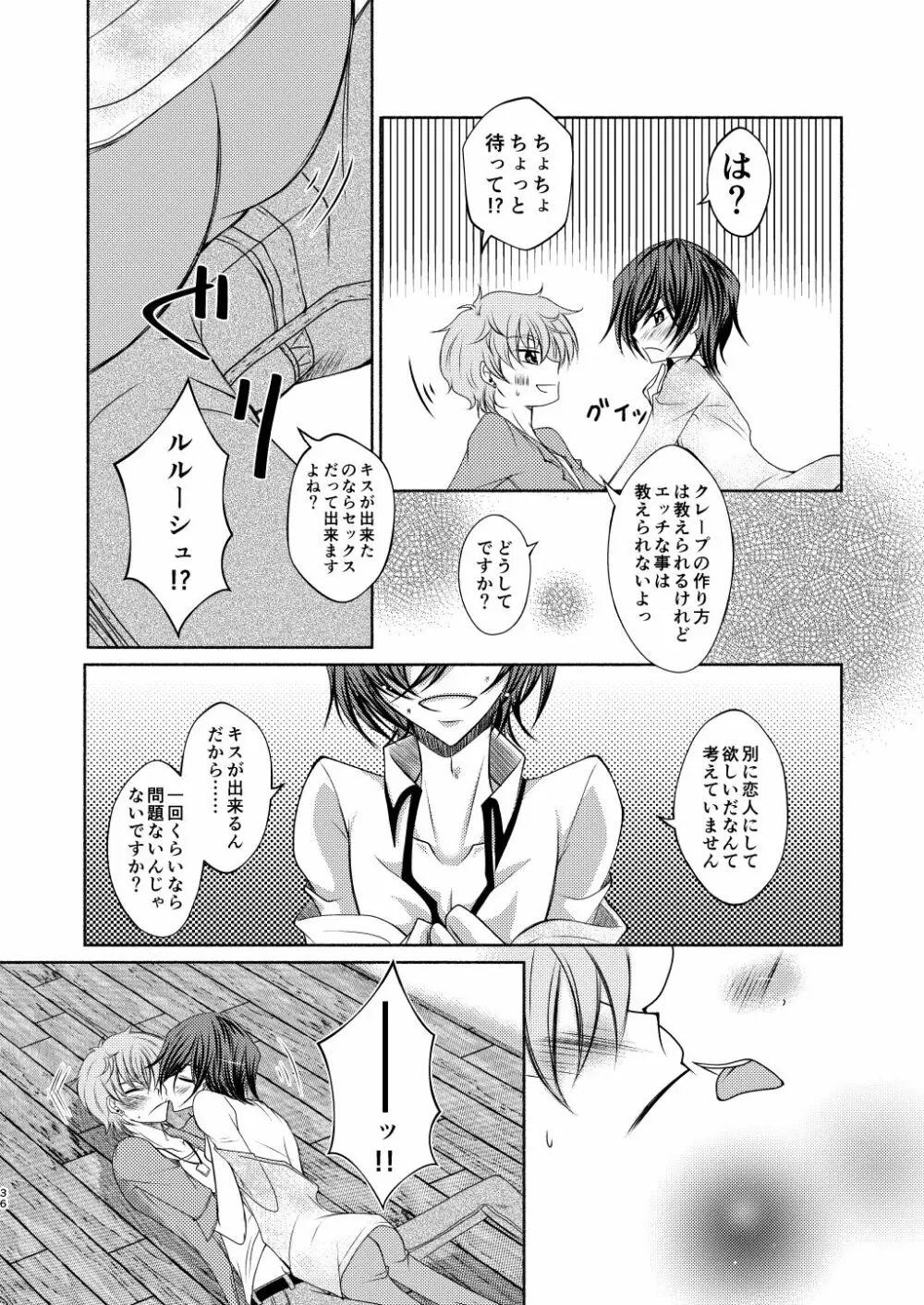 クレープ屋枢木スザクの憂鬱と幸福論① Page.35