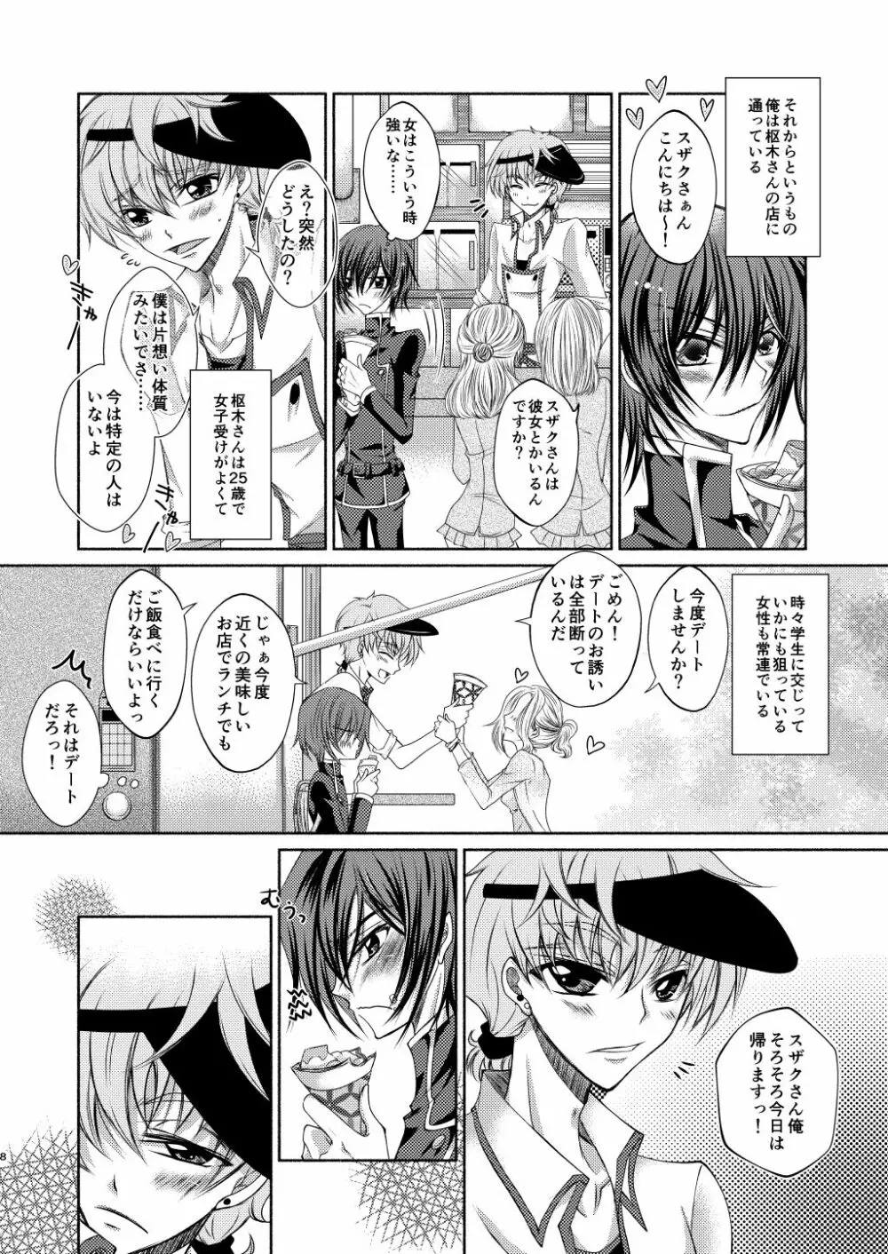 クレープ屋枢木スザクの憂鬱と幸福論① Page.7