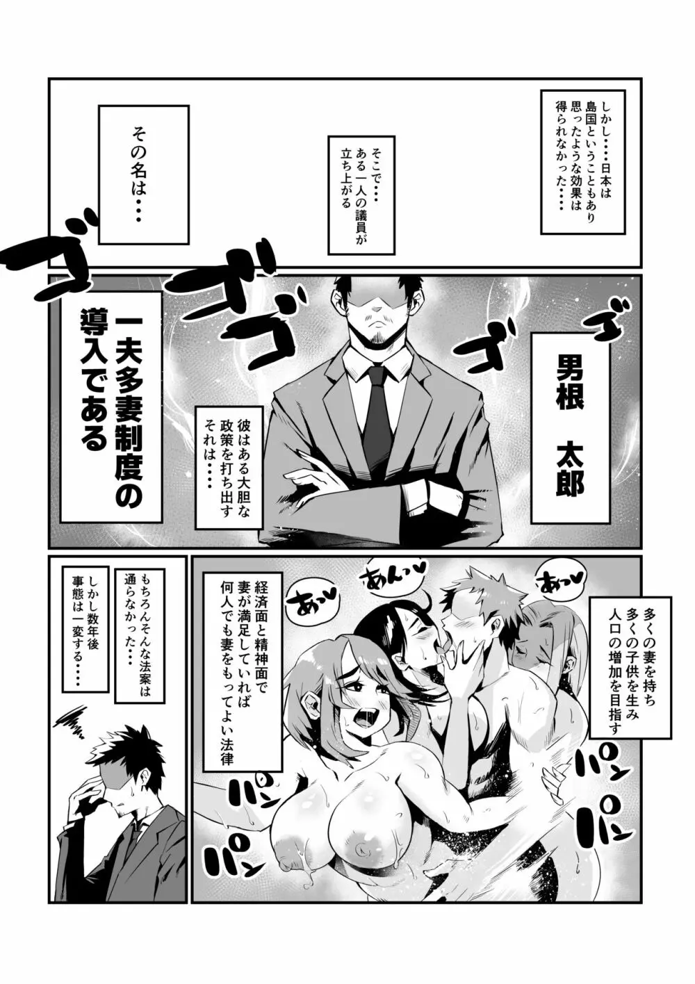 一夫多妻制度法案が可決されました Page.3