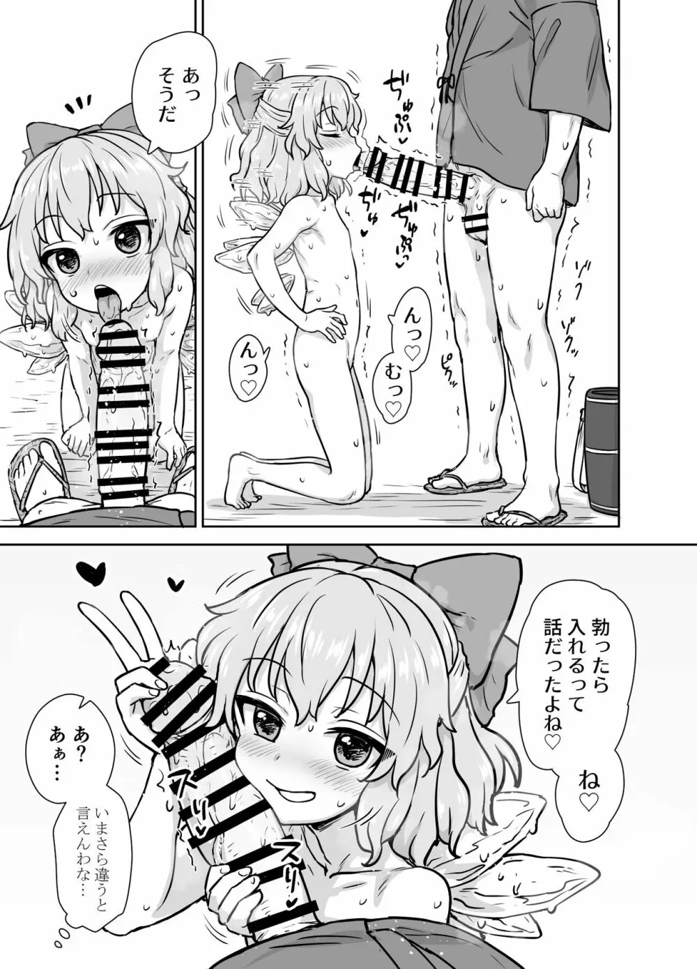 真夏のチルノちゃん Page.8