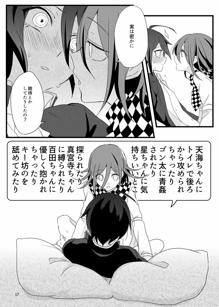 最原クンがミナサンの●●●に選ばれました。 Page.16