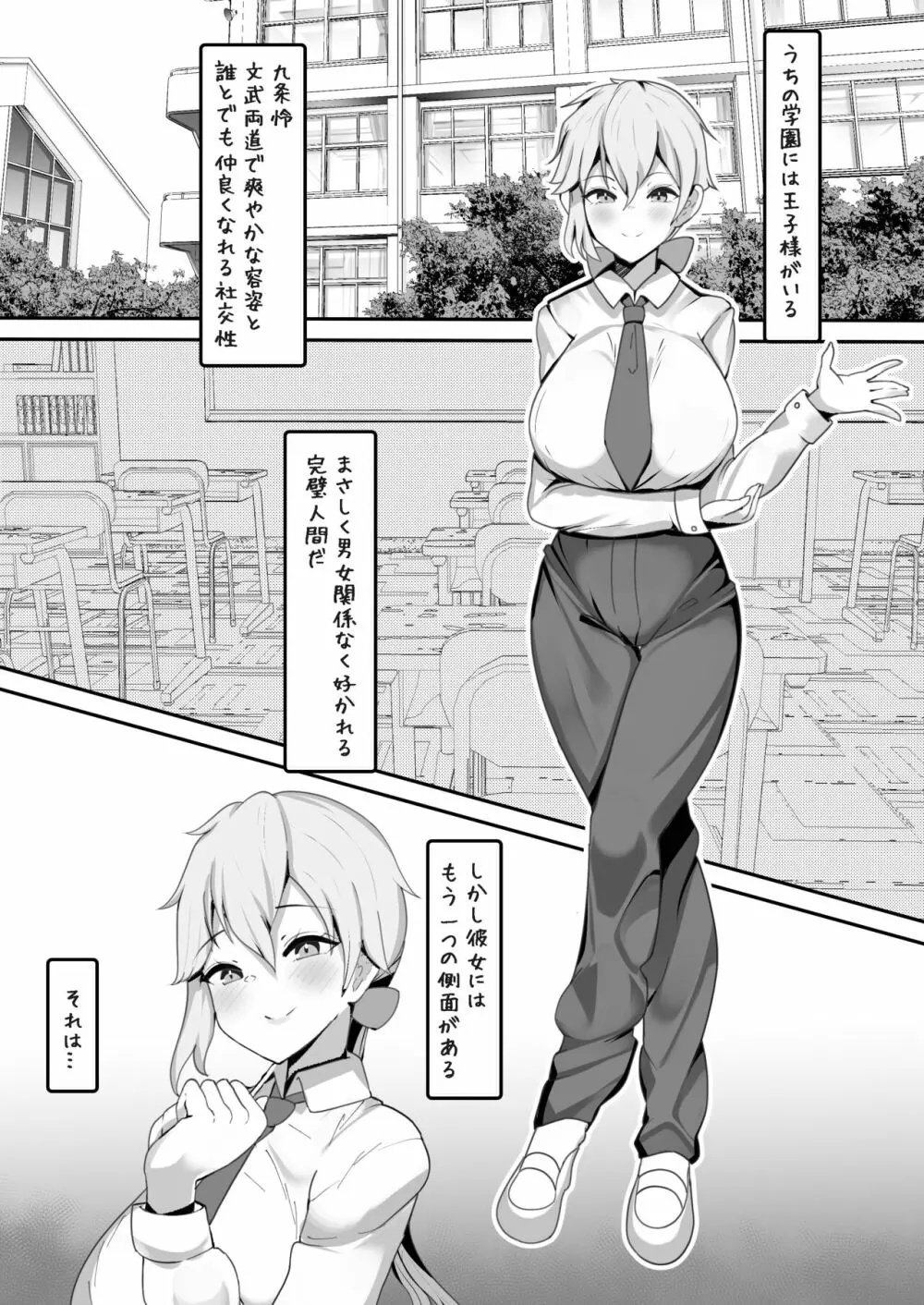 学園の王子様は僕だけの雌執事 Page.4