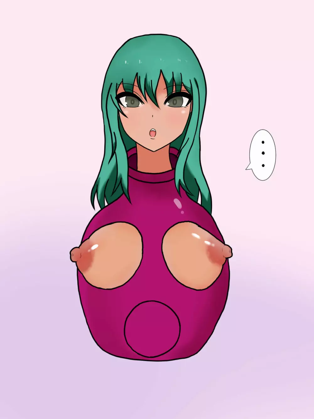 緑髪の巨乳娘ちゃんが「レディポット化」しちゃうだけの形状変化エロCG集 Page.267