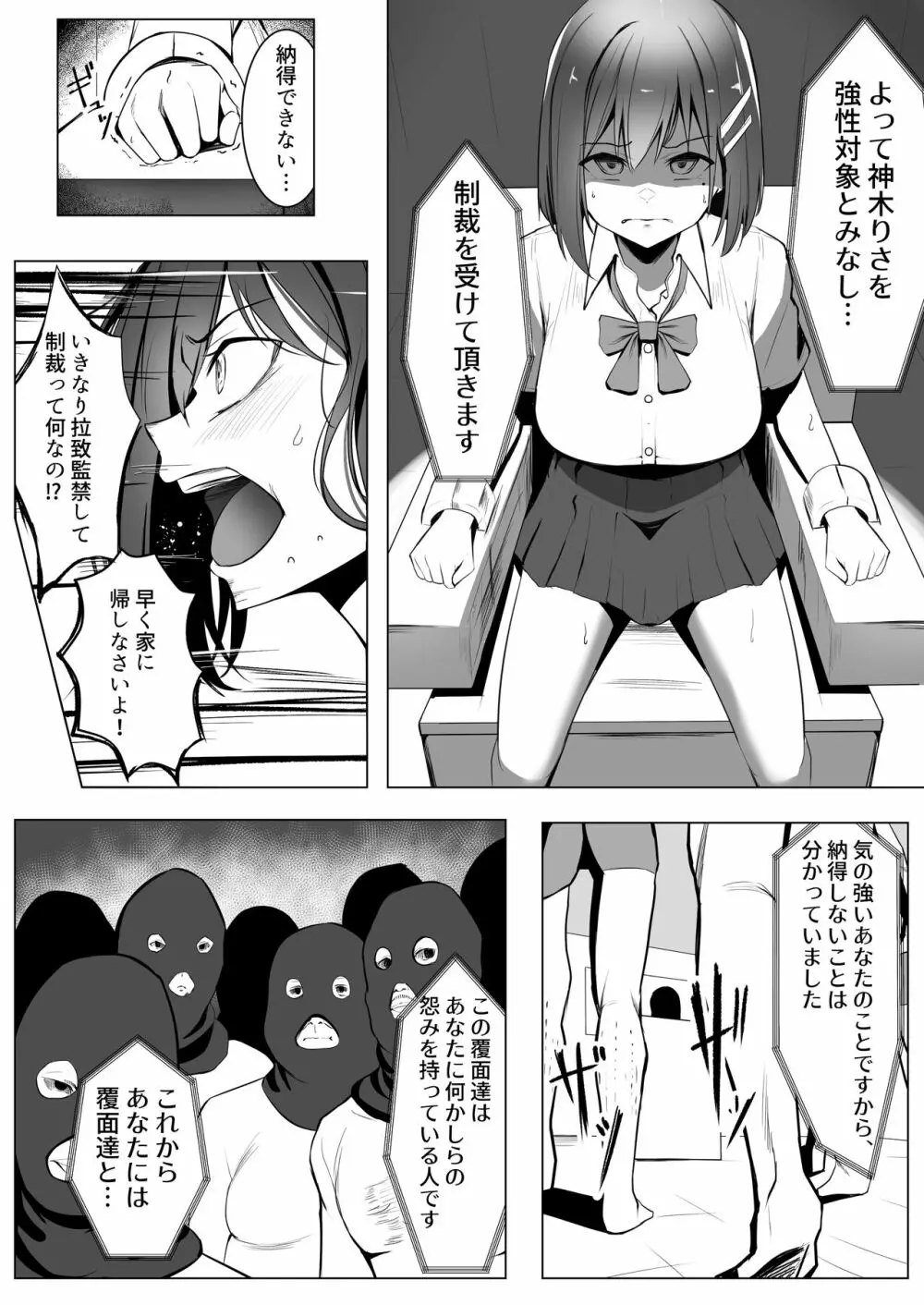 お仕置きゲーム〜強●施設で生意気娘を調教します〜 Page.6