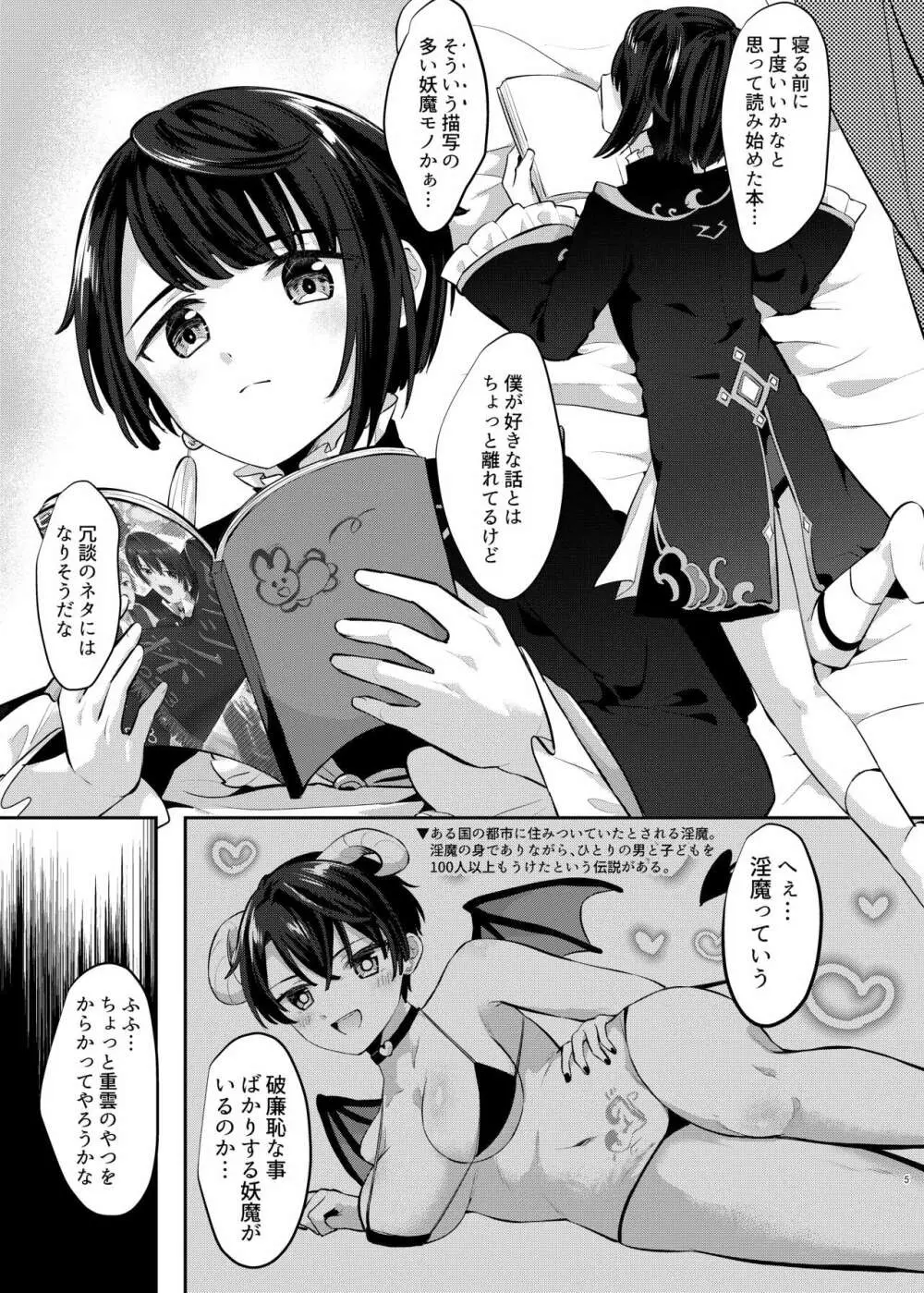 うそつきは淫魔のはじまり Page.4