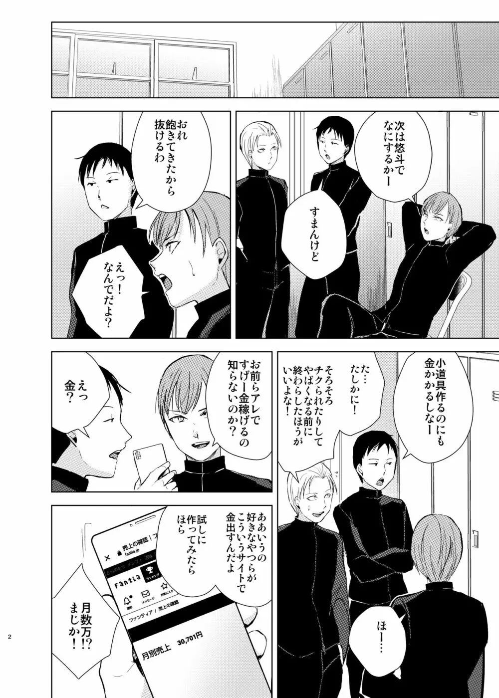 弓道男子4配信調教~部活の先輩に秘密撮影会を開かれちゃいました~ Page.3