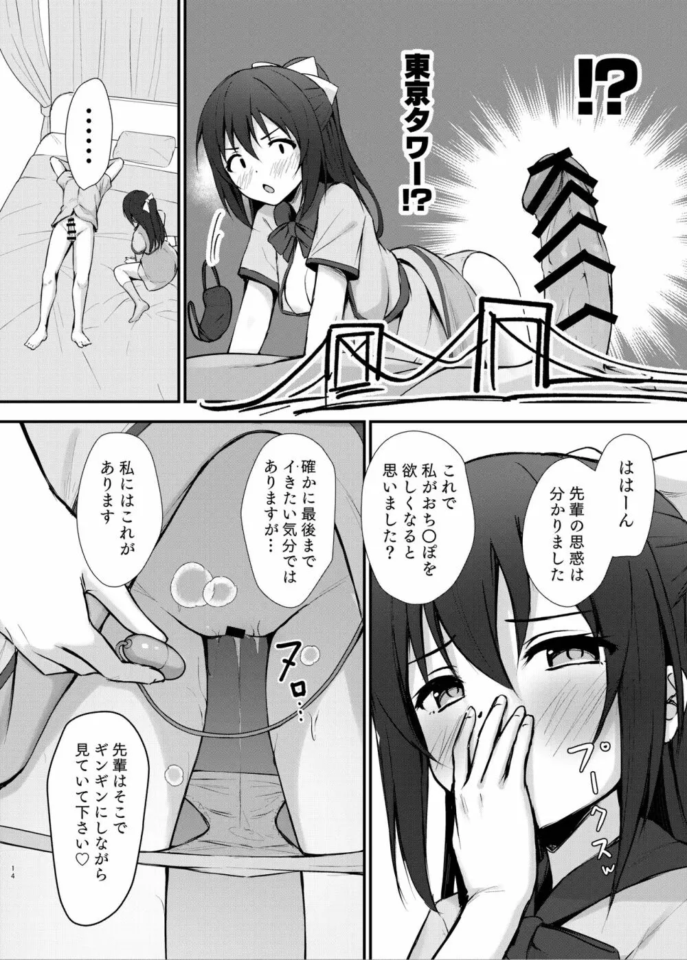 あなたの理想の堕ち◯ぽヒロイン Page.13