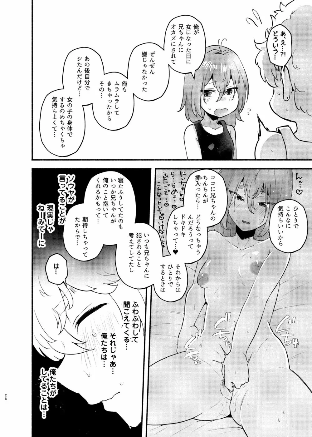 俺の弟が妹になった話 Page.28