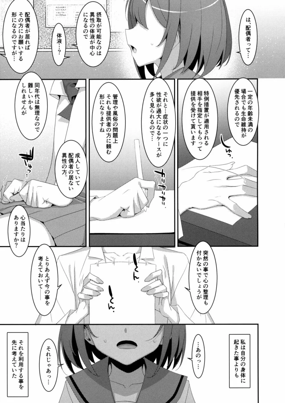 サキュバス病の彼女の生活 Page.6