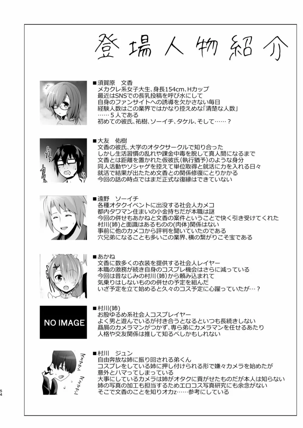 花嫁は天然長乳Hカップコスプレイヤー ~コスプレイヤーふみか総集編II~ Page.55