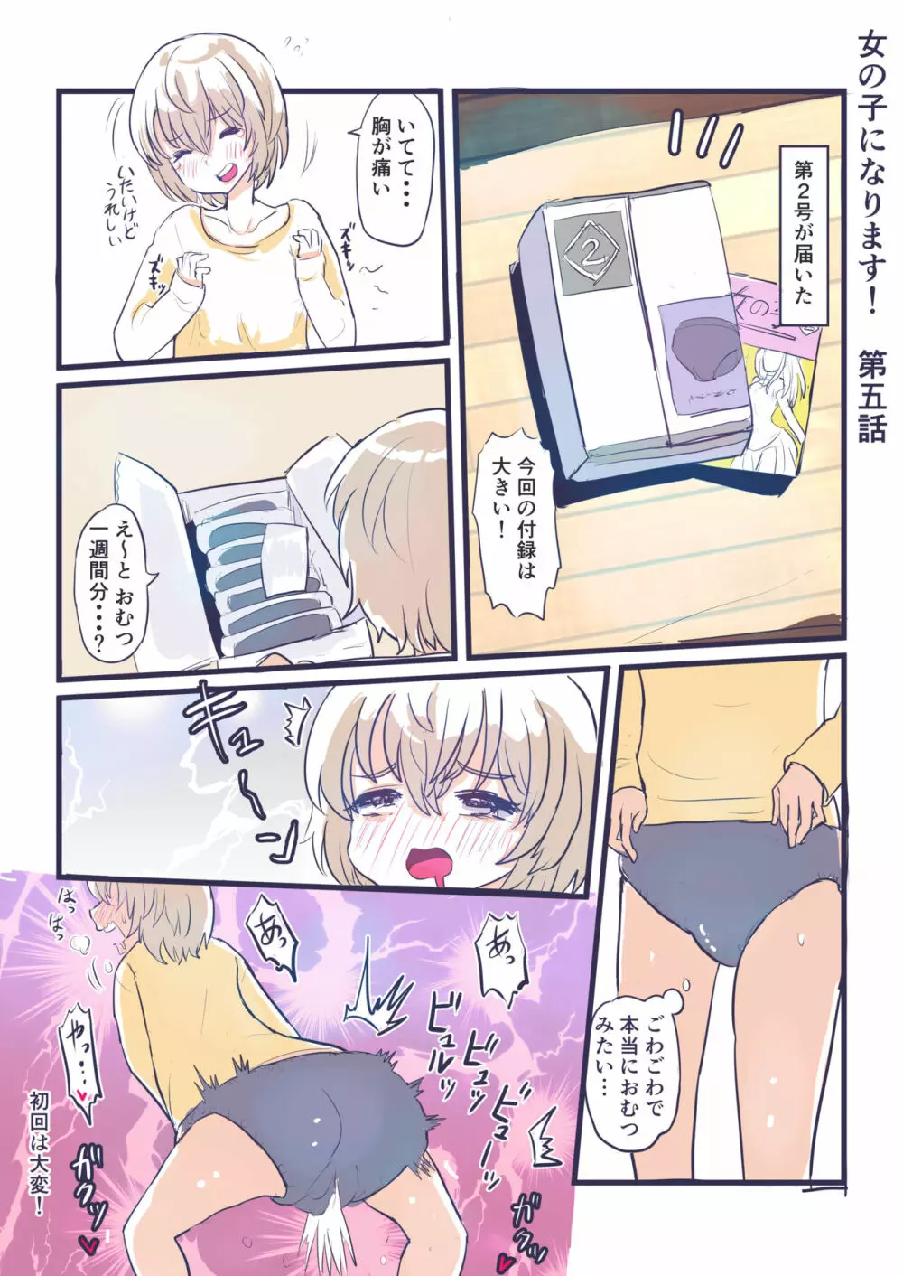 女の子になります！ Page.8