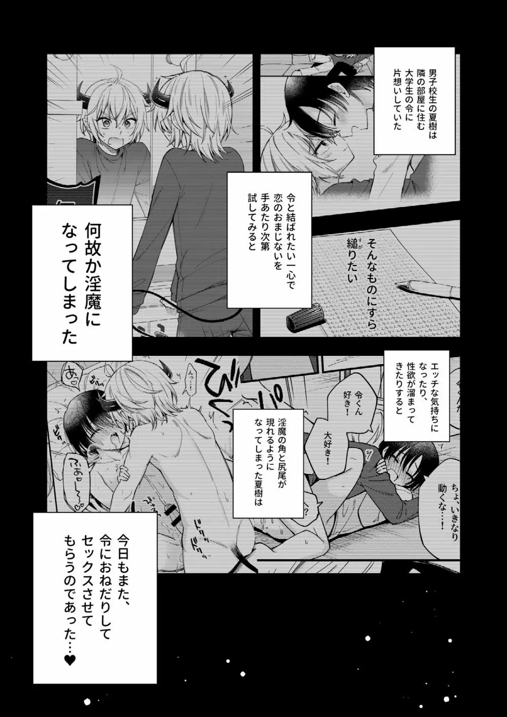 突然ですが淫魔になったので恋人未満だけどセックスします1.5 Page.2