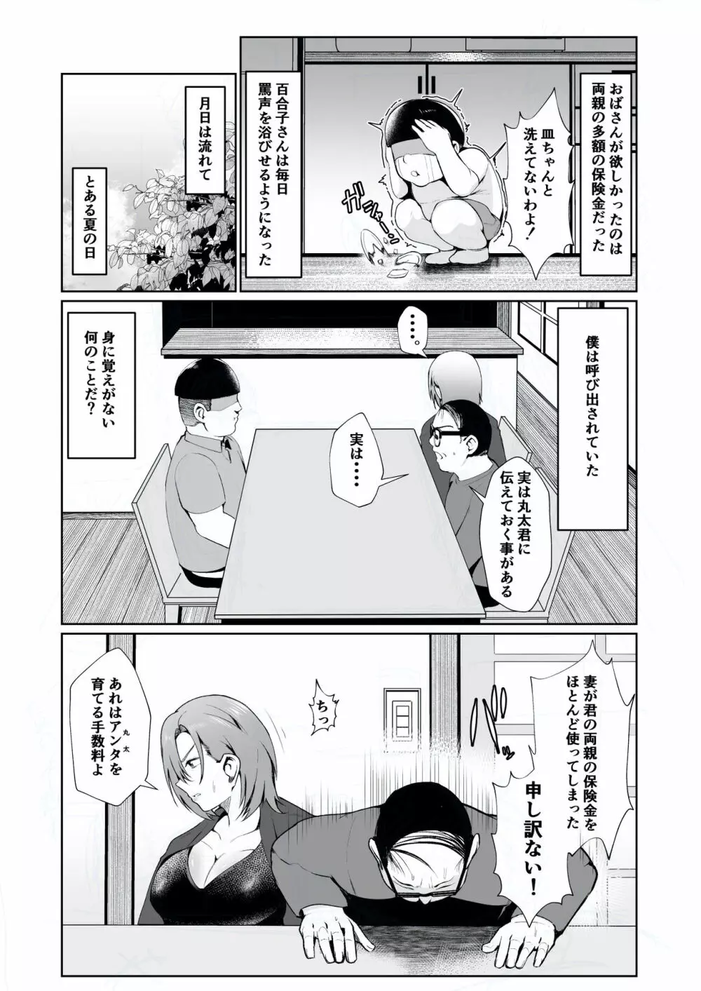 叔父さんが借金を妻の体で補填して欲しいと言われたので快諾した話 Page.4