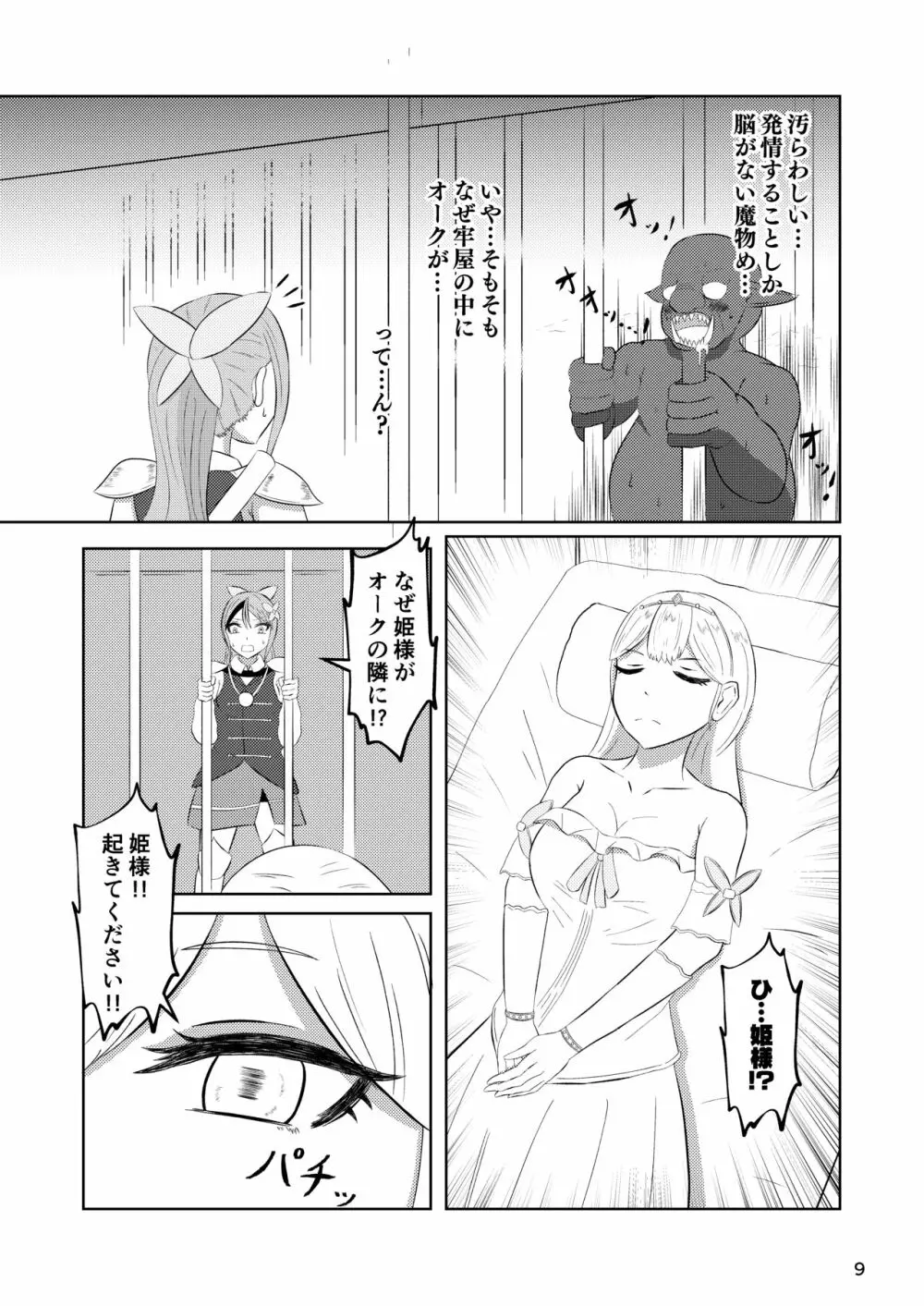 姫と騎士は泥濘に替わる Page.8