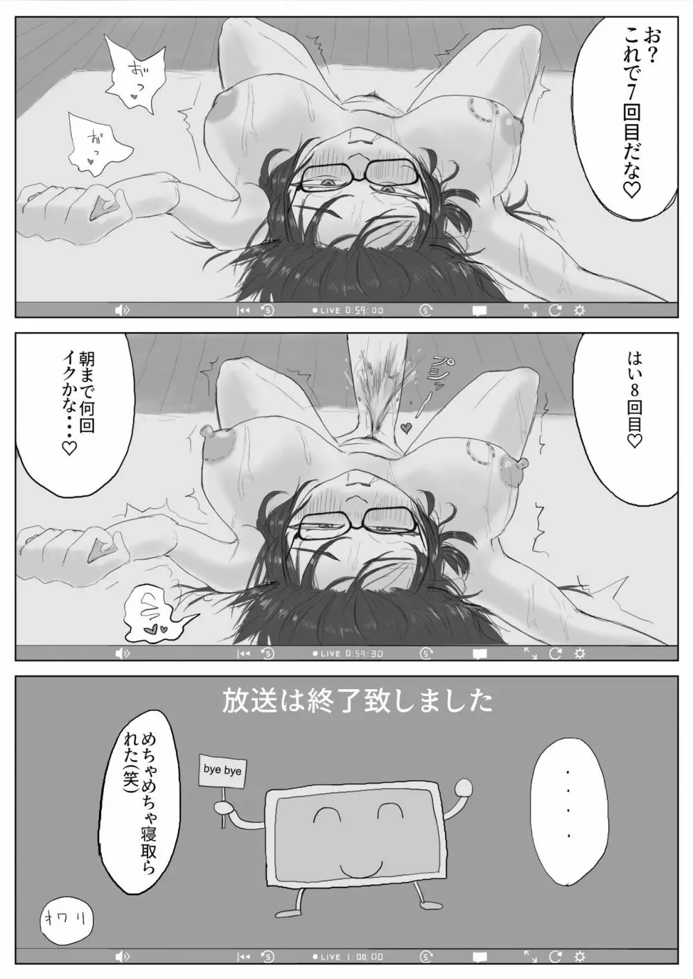 地味子ちゃんのntrれ生放送 Page.35