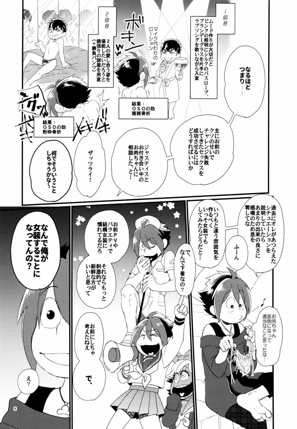 ＯＳＯが架羅の痛さを封印し童貞を卒業する本。 Page.8