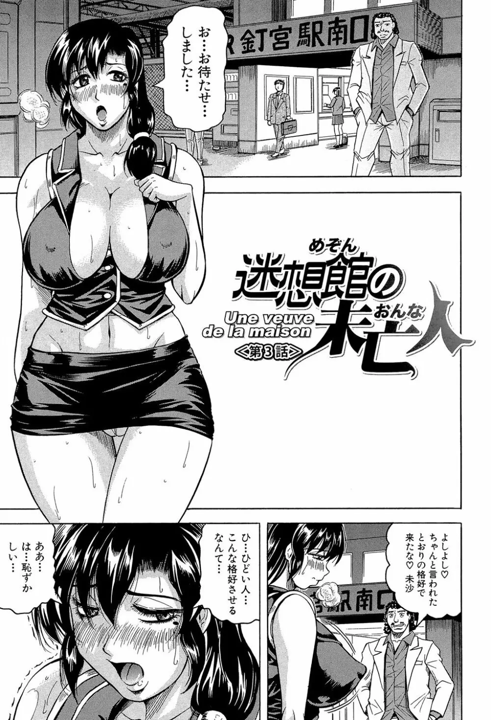 牝辱館の未亡人 Page.45