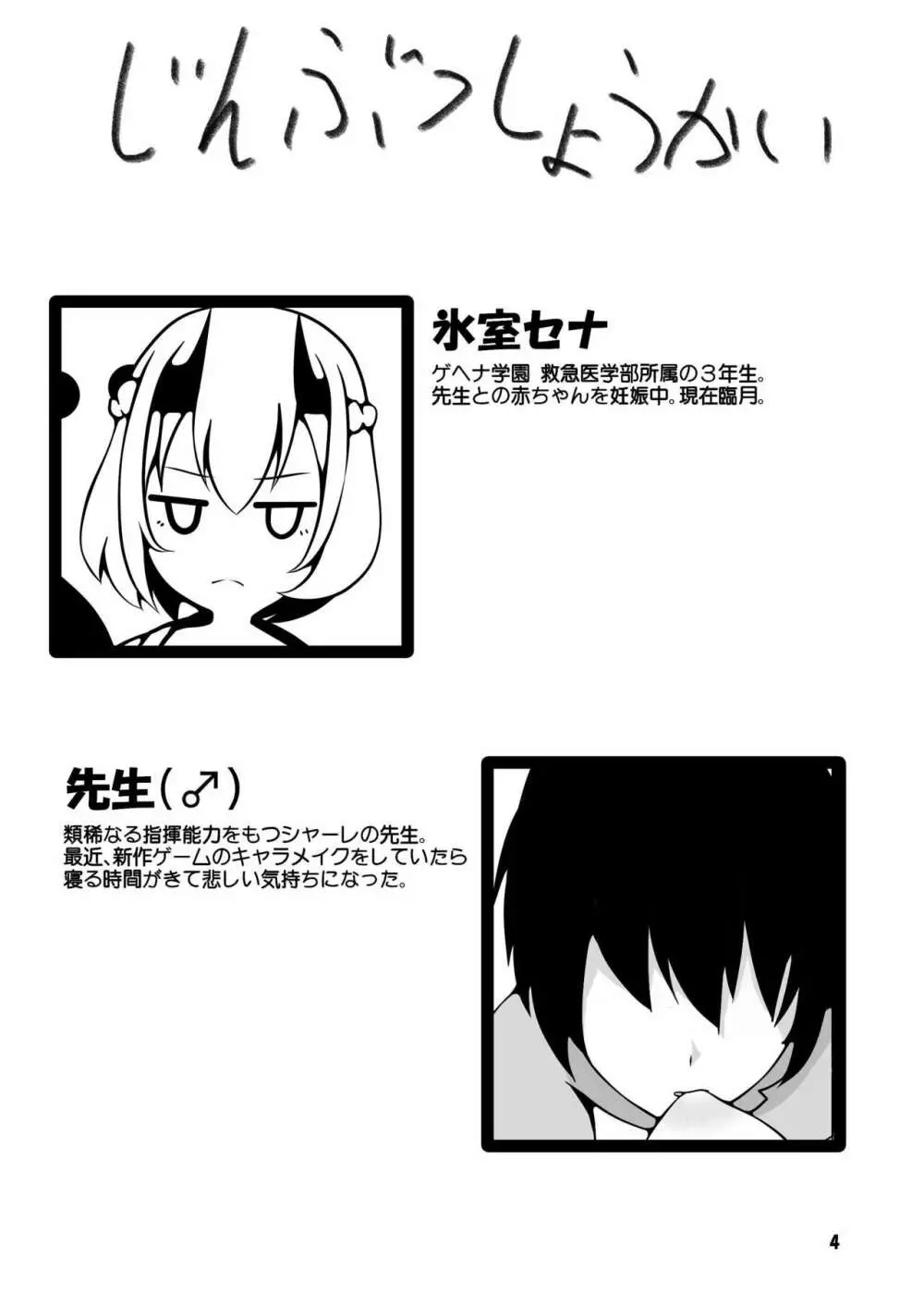 セナが先生に分娩介助してもらう本 Page.4