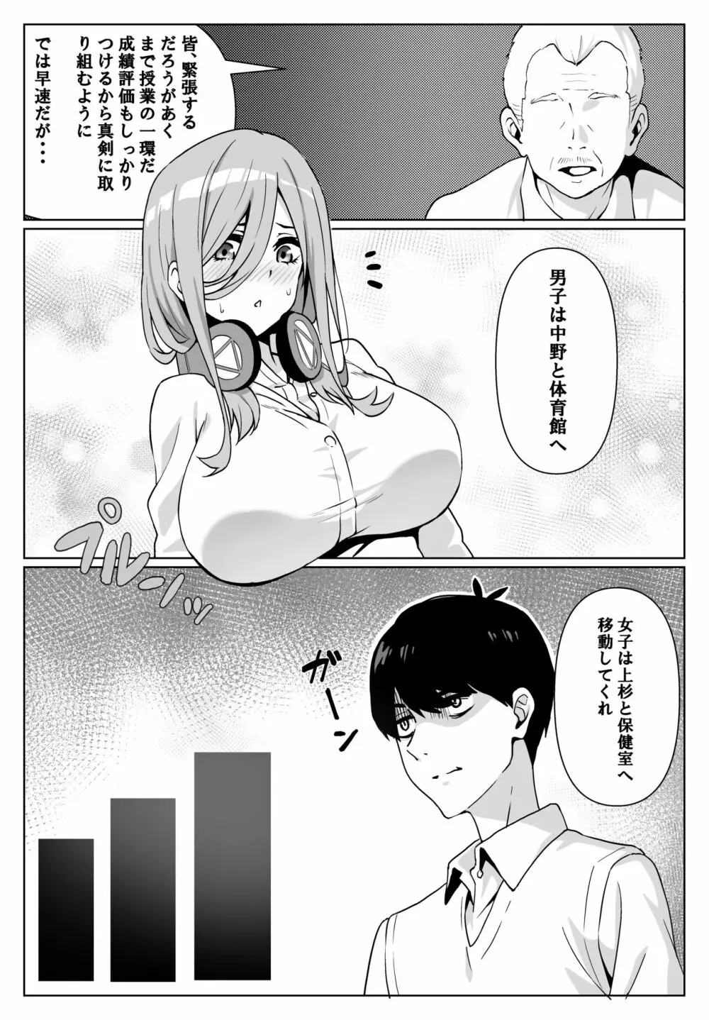 三玖さんとスケベな実習 Page.4