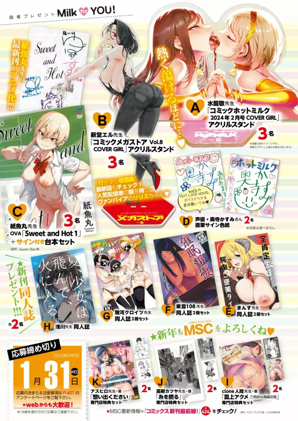 コミックホットミルク 2024年2月号 Page.422
