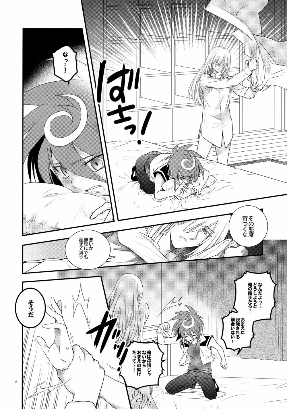 濡れ羽根の天蓋と迷い猫 Page.17