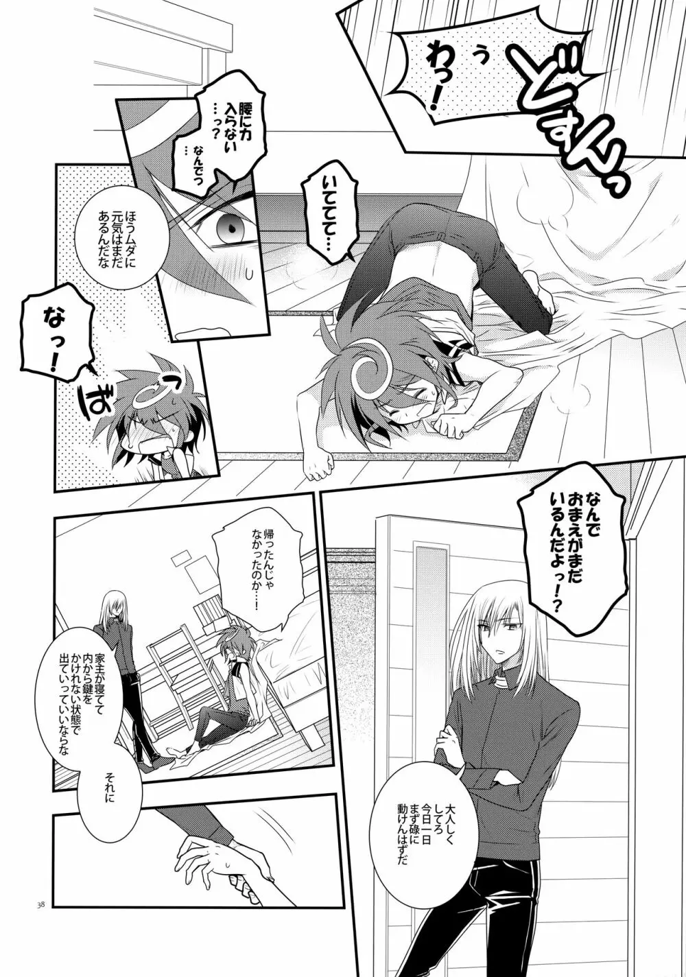 濡れ羽根の天蓋と迷い猫 Page.37