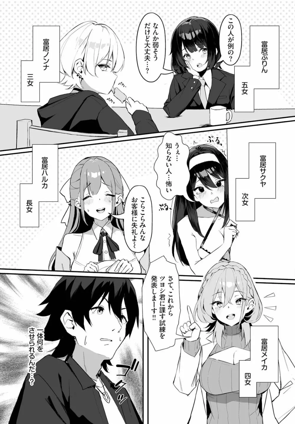 元・非モテ童貞は見返したい！～ビッチ五姉妹攻略ゲーム～ 1話 Page.25