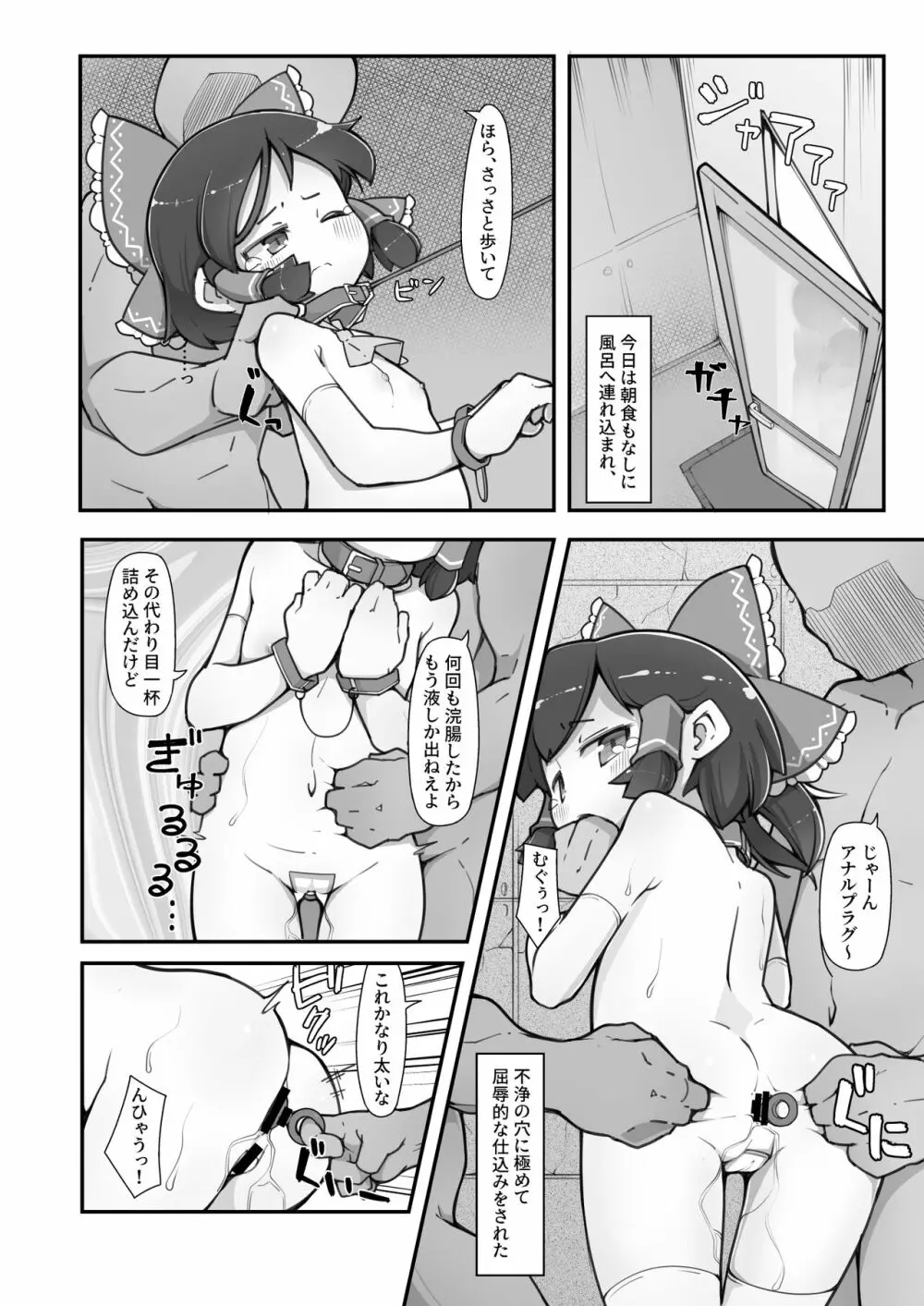 博麗の巫女外界堕ちウラ〇〇強制撮影 Page.17