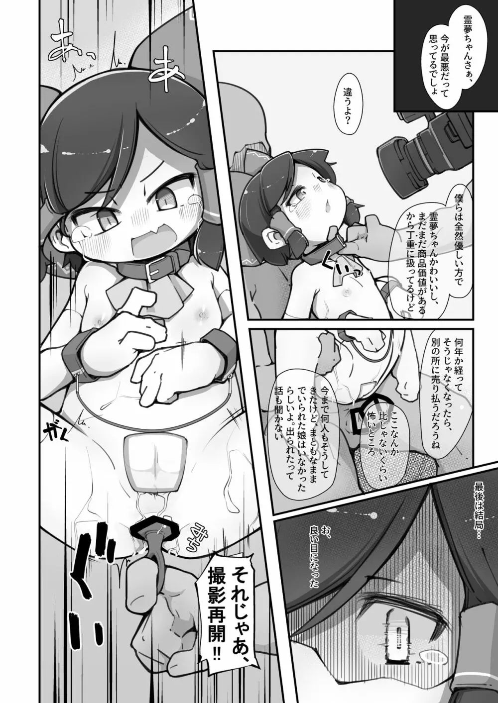 博麗の巫女外界堕ちウラ〇〇強制撮影 Page.19