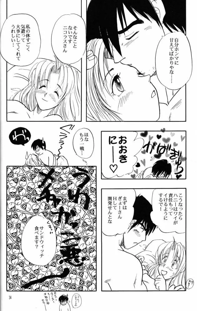 赤い薔薇、墓標に捧げて Page.33