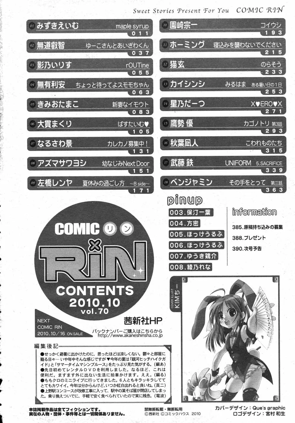 COMIC RiN 2010年10月号 Page.392