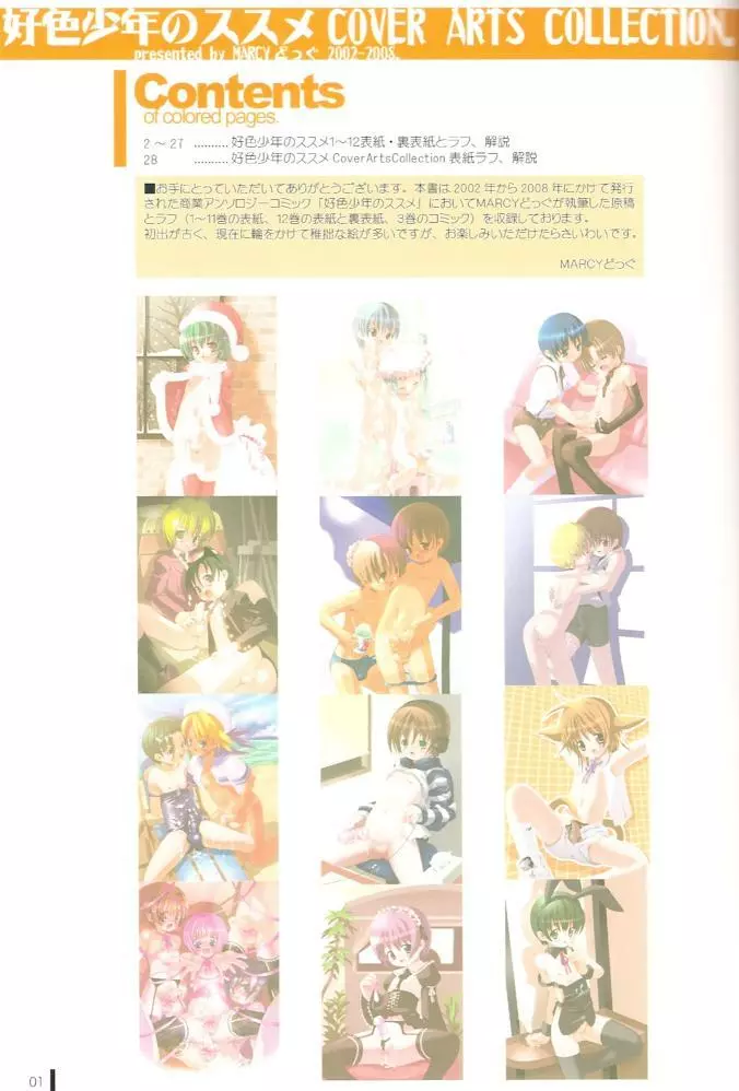 好色少年のススメ Cover Arts Collection Page.4
