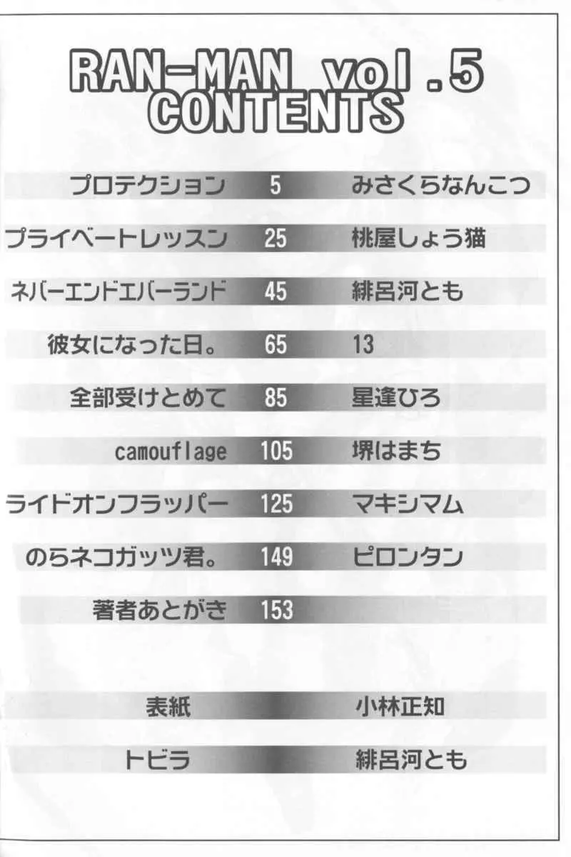 乱漫 Vol.5 ボーイシュガールアンソロジー Page.2