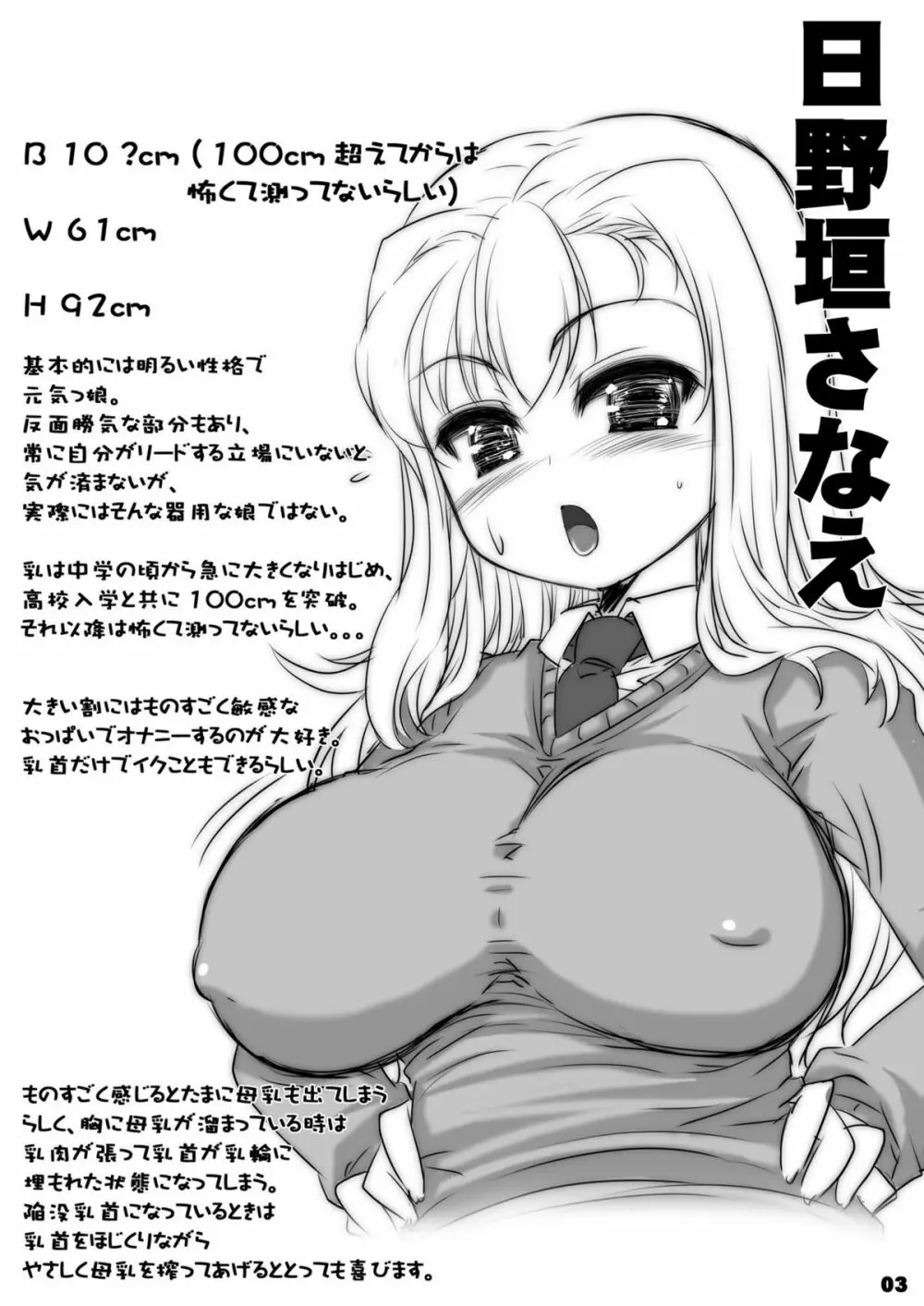 パイズリするだけの同人誌 Page.3