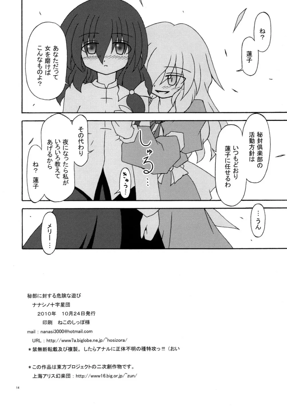 秘部に封する危険な遊び Page.13