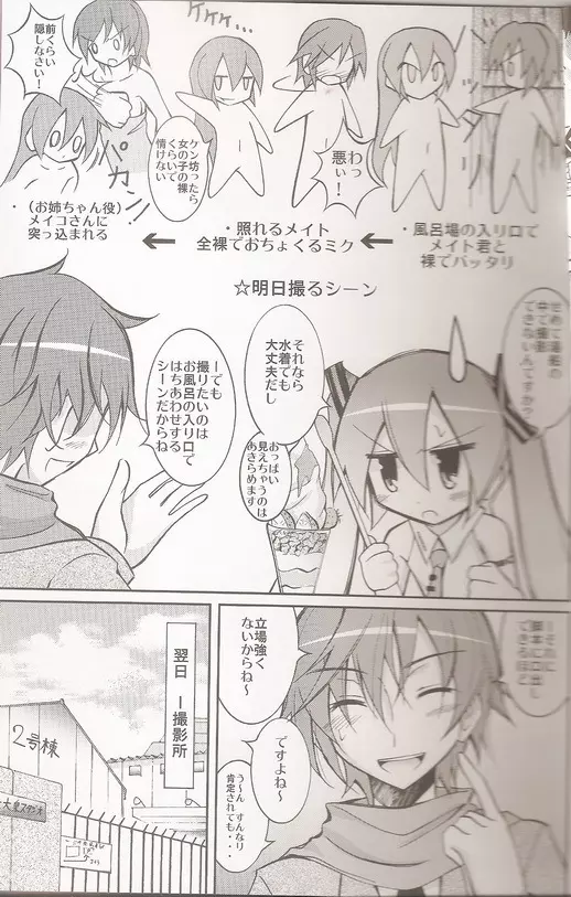 ちびミクの撮影現場ですっぽんぽん Page.7