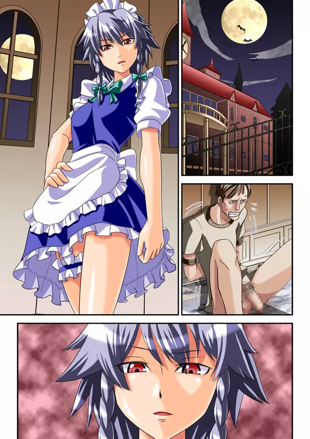 淫乱で瀟洒な従者 ~逆レイプ咲夜&獣姦実況射命丸~ Page.11