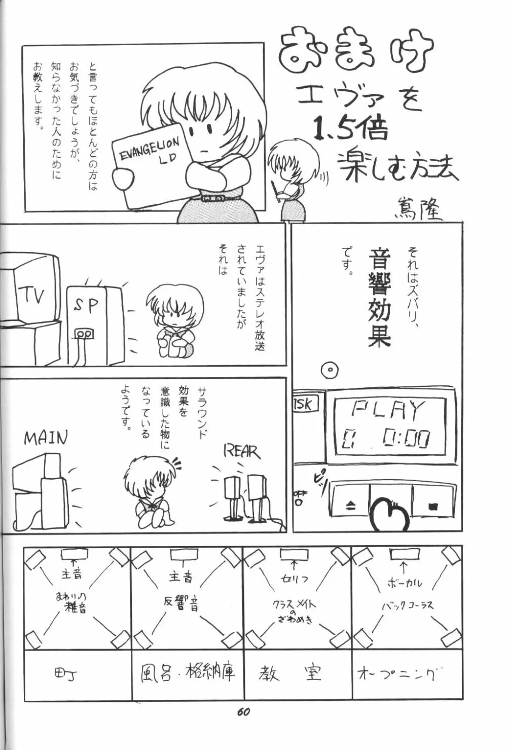 (C50) [スタジオぼくさぁ (嶌隆 , 貴) HO HE TO 13 (新世紀エヴァンゲリオン) Page.59