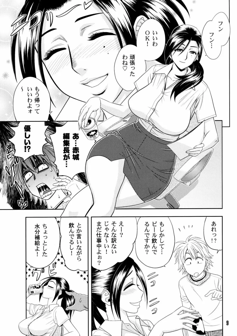 美人編集長の秘密 2 Page.9