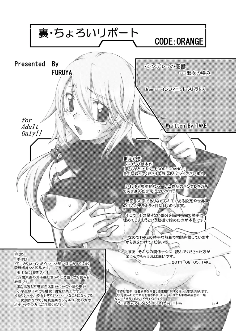 裏・ちょろいリポートCODE:ORANGE Page.2