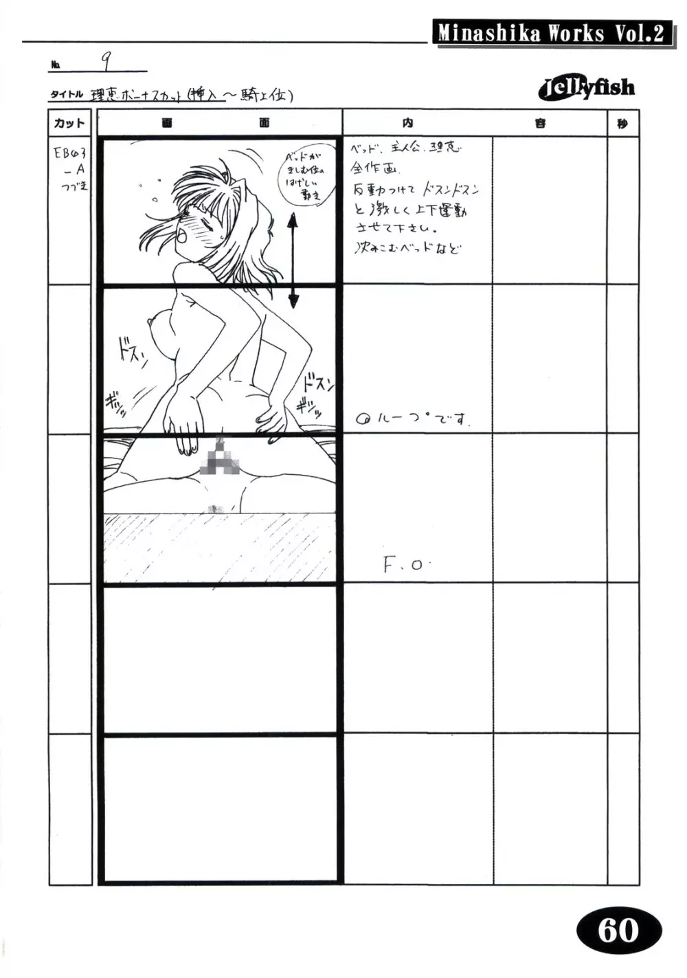 Minasika Works Vol.2 「LOVERS ～恋に落ちたら…～」絵コンテ集 Page.59