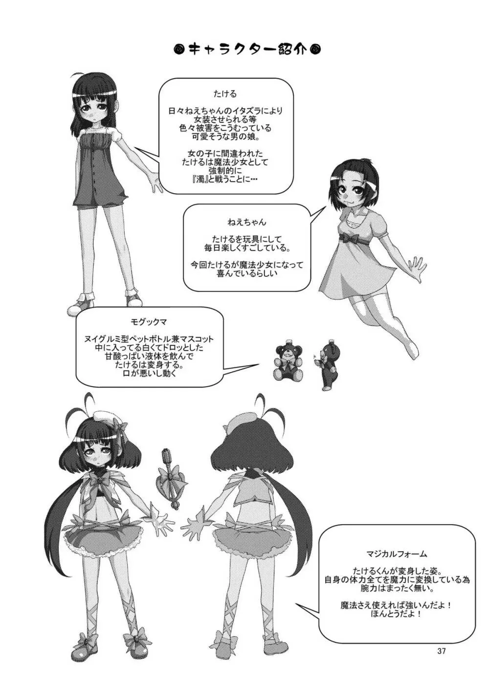 男の娘だよっ!フォームチェンジたけるくん Page.36