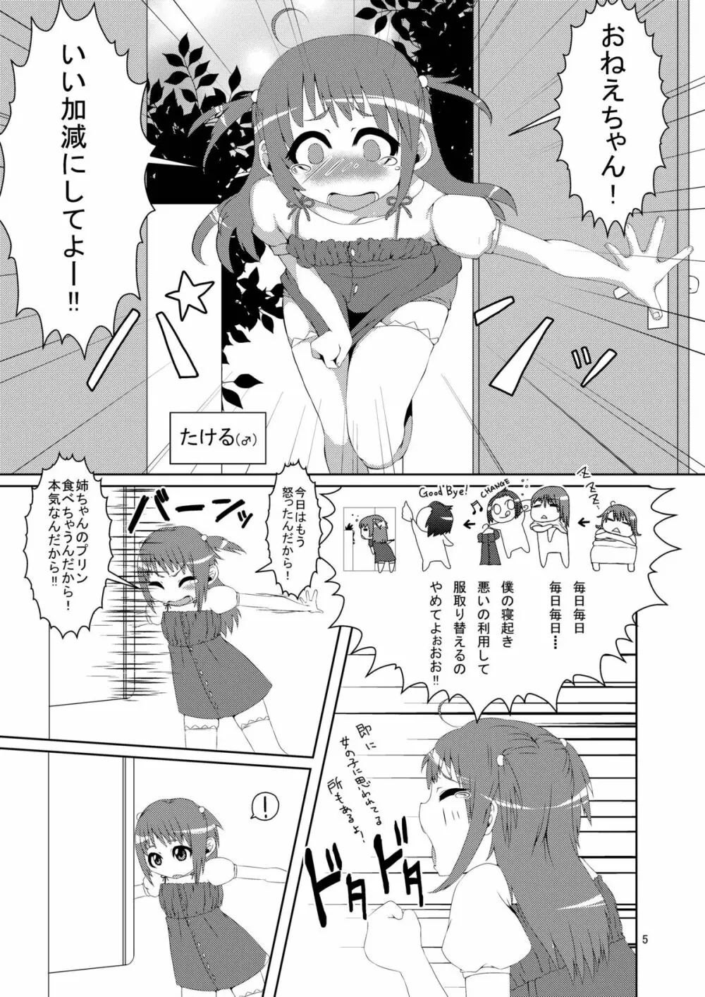 男の娘だよっ!フォームチェンジたけるくん Page.4