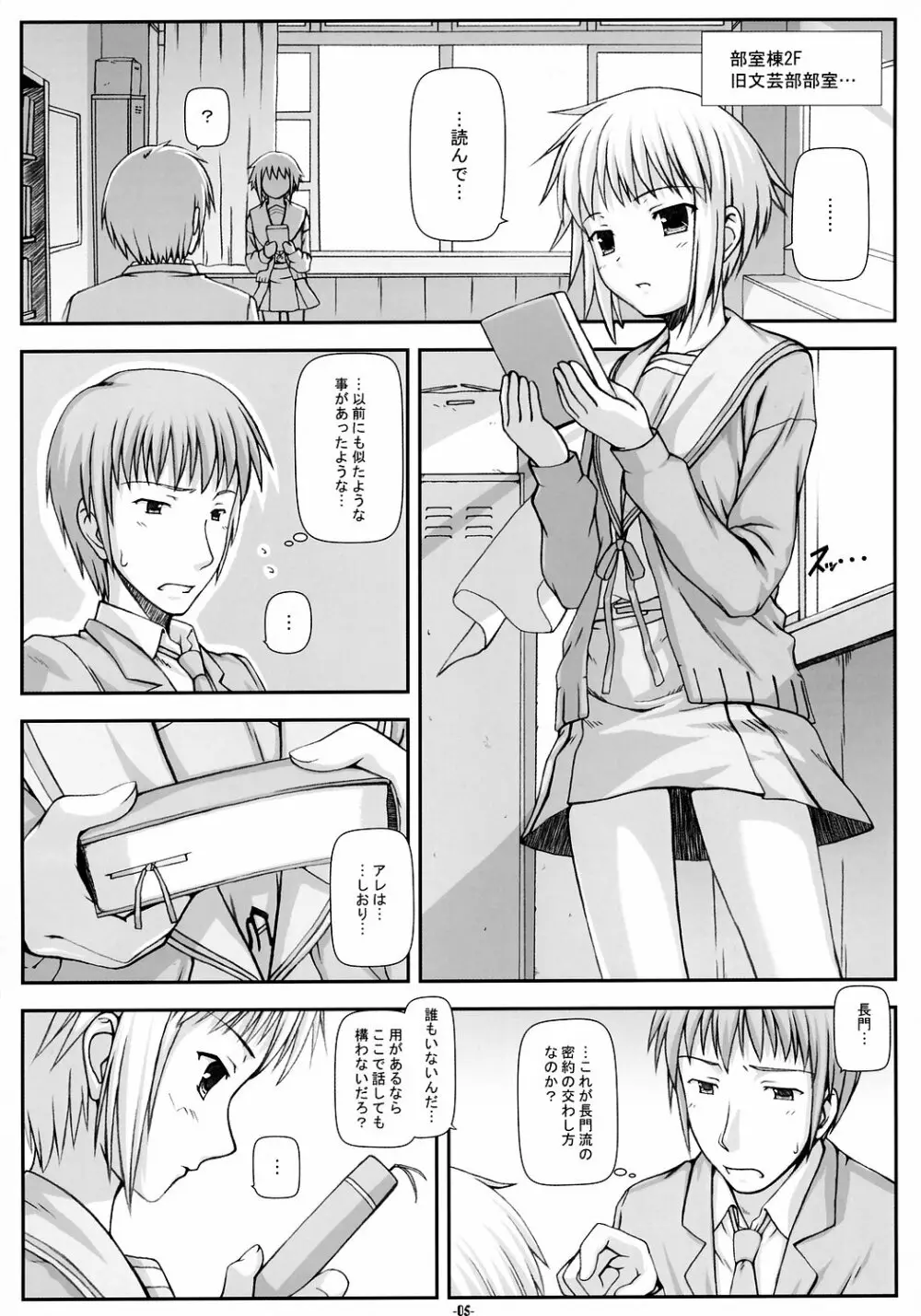 NOS vol.2 長門有希で大いに妄想するための試作実験本 Page.4