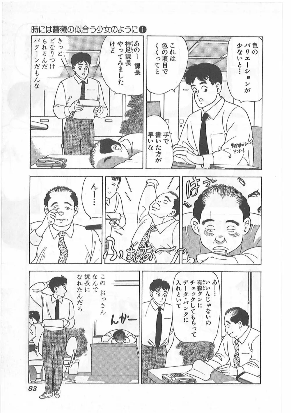 時には薔薇の似合う少女のように 第1巻 Page.83