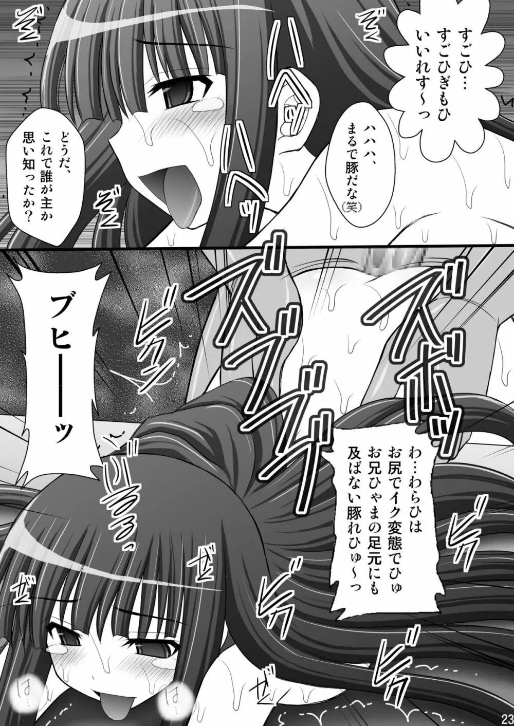 乙女くノ一悶絶拷問地獄絵巻 淫乱モード其の弐「斑鳩・柳生・雲雀編」 Page.22