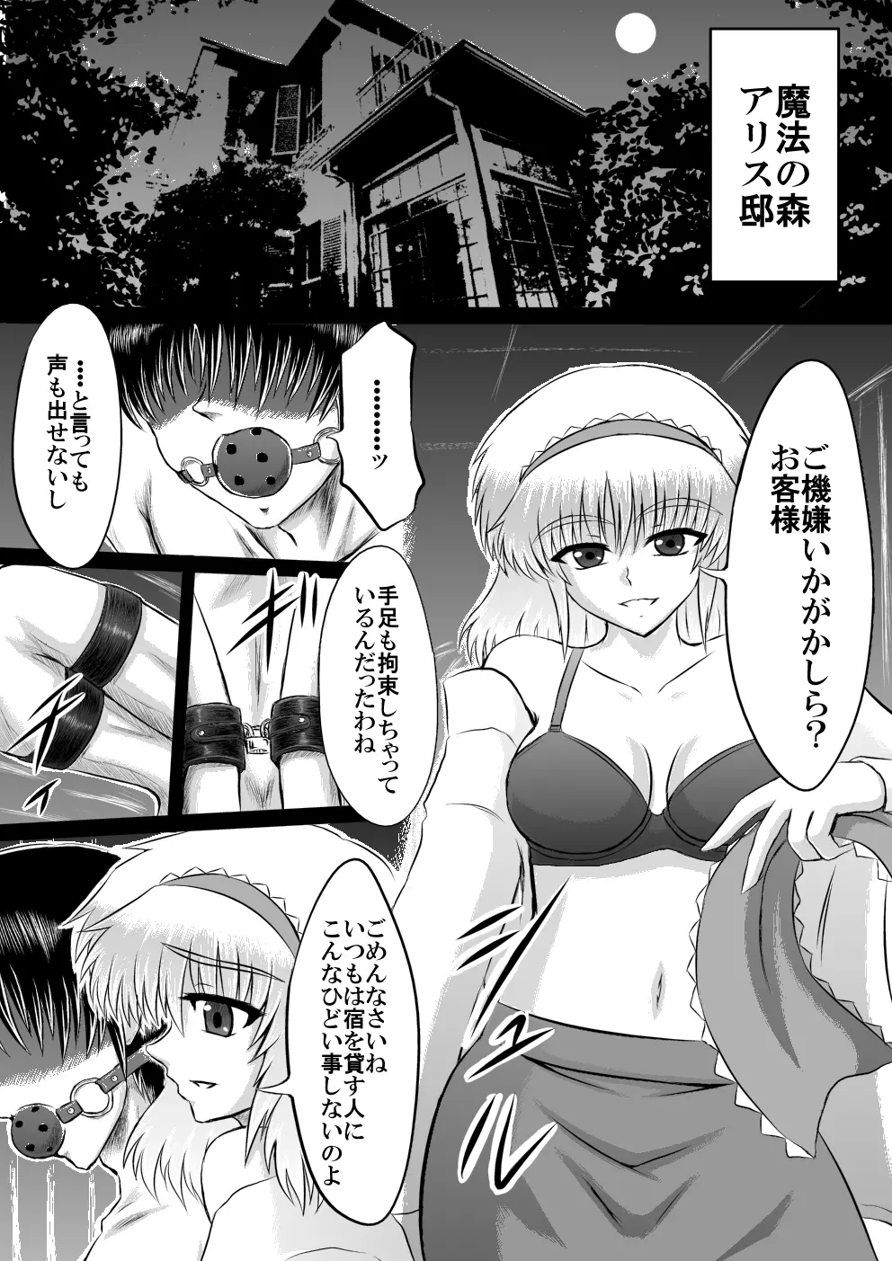 大魔女アリス＝マーガトロイドの専属オナホ Page.2