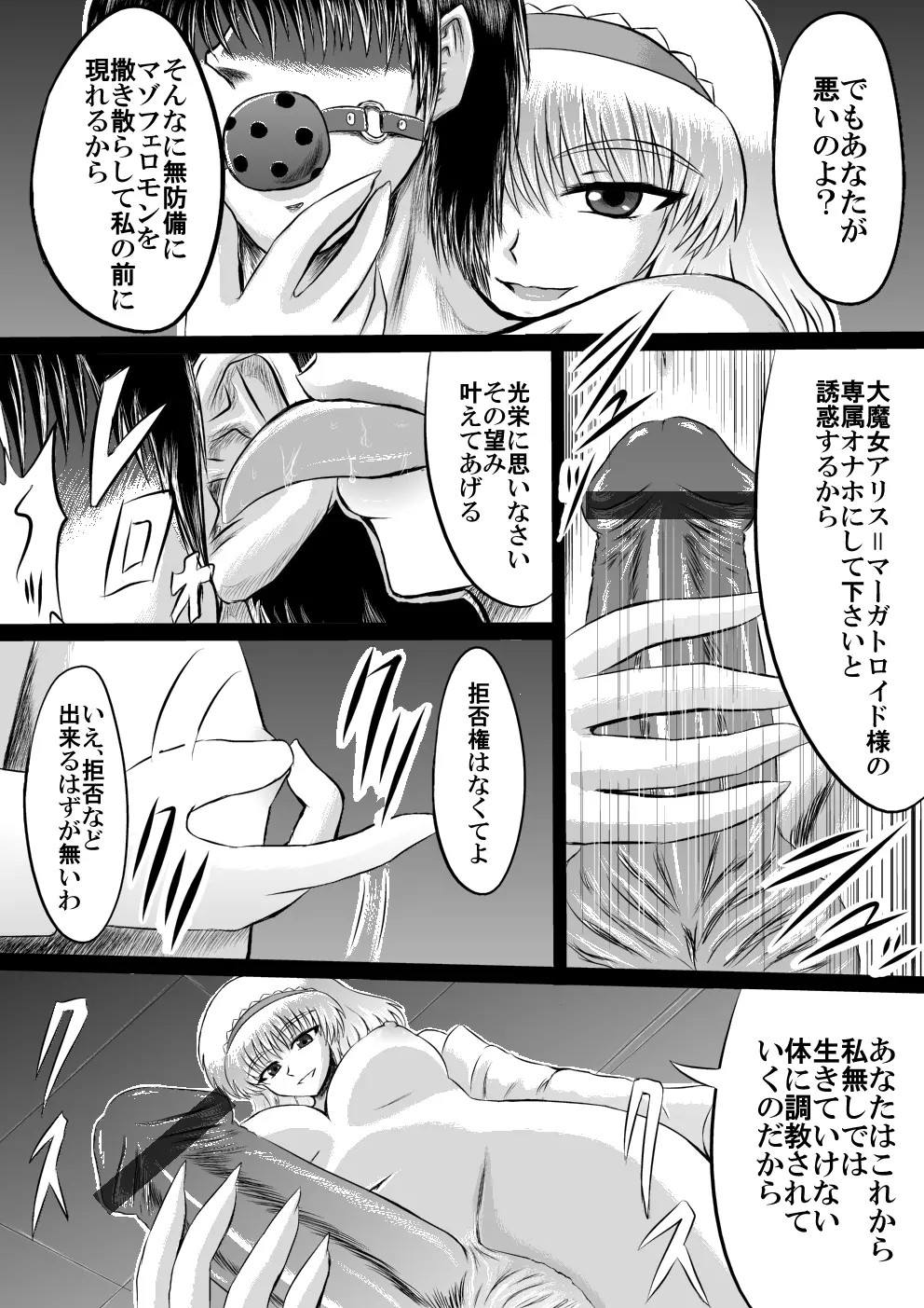 大魔女アリス＝マーガトロイドの専属オナホ Page.3